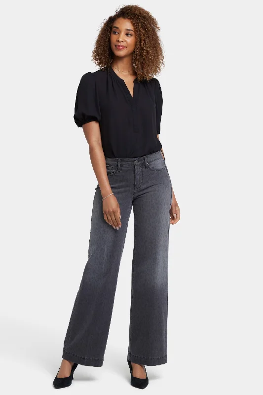 Teresa Wide Leg Jeans - Wild Spirit Fashionable Relaxed Fit Denim