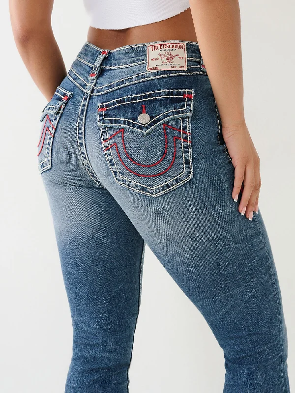 True Religion Womens Super T Jennie Skinny Fit Blue High Rise Jeans Comfortable Flare Leg Jeans True Religion Womens Super T Jennie Skinny Fit Blue High Rise Jeans Comfortable Flare Leg Jeans