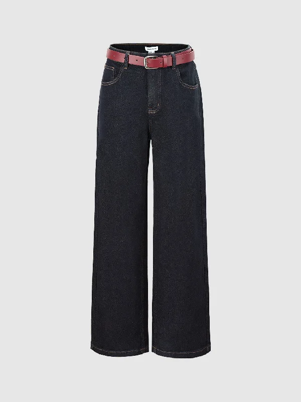 Urban Denim Jeans Trendy Low-Rise Slim Jeans