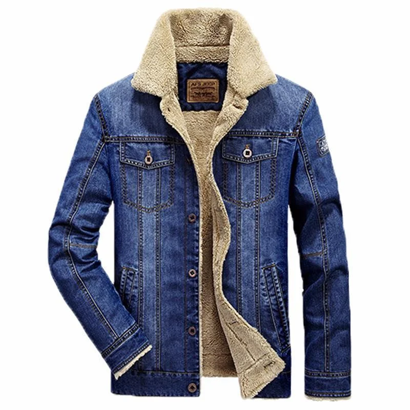 Winter Denim Jeans Jacket For Men Stylish Relaxed Fit Skinny Jeans