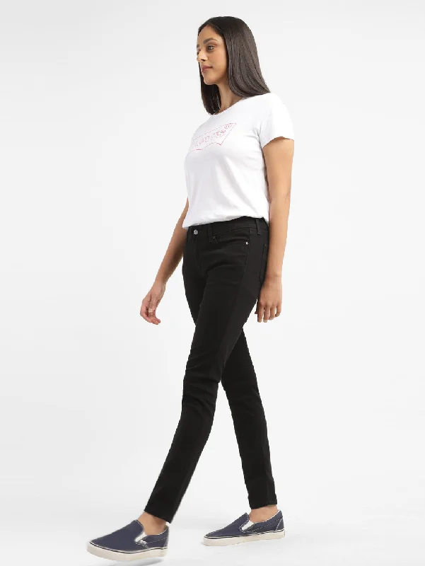 Women's Mid Rise 711 Skinny Fit Jeans Trendy Skinny Fit Jeans