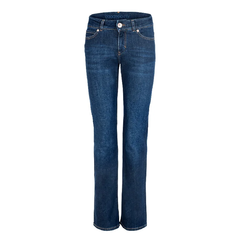 Womens Bootcut Jeans - Kyanos Trendy Cut-Off Denim Shorts