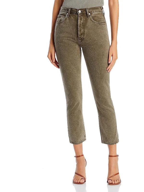Womens Denim Classic Fit Ankle Jeans Classic Slim Fit Jeans