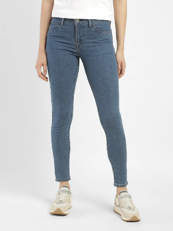 Women's Mid Rise 710 Super Skinny Fit Jeans Casual Bootcut Ripped Jeans