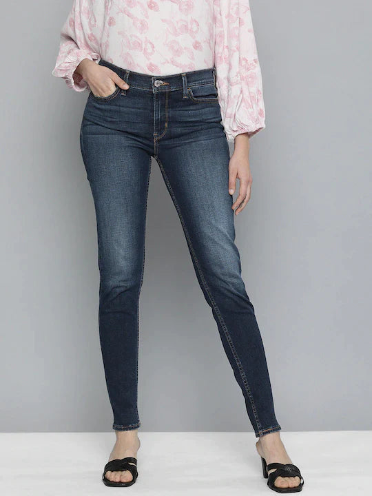 Women's 711 Skinny Fit Jeans Casual High-Waisted Bootcut Jeans