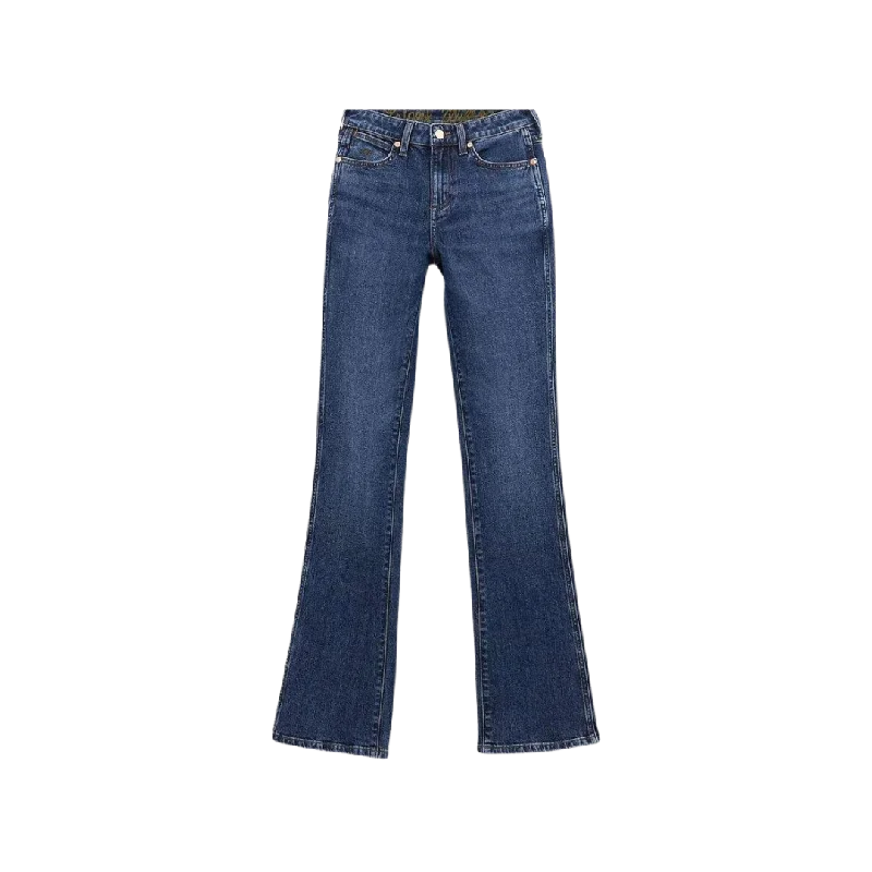 Wrangler Women's Lainey Wilson Baskin Wash Jeans Comfortable Low-Rise Jeans