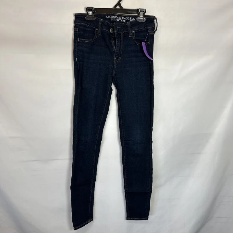 AMERICAN EAGLE WOMEN'S JEANS 4 Cozy Relaxed Fit Denim Jeans