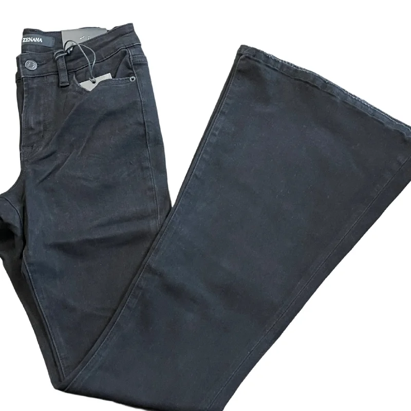 Black Flare Jeans Fashionable Slim Fit Jeans