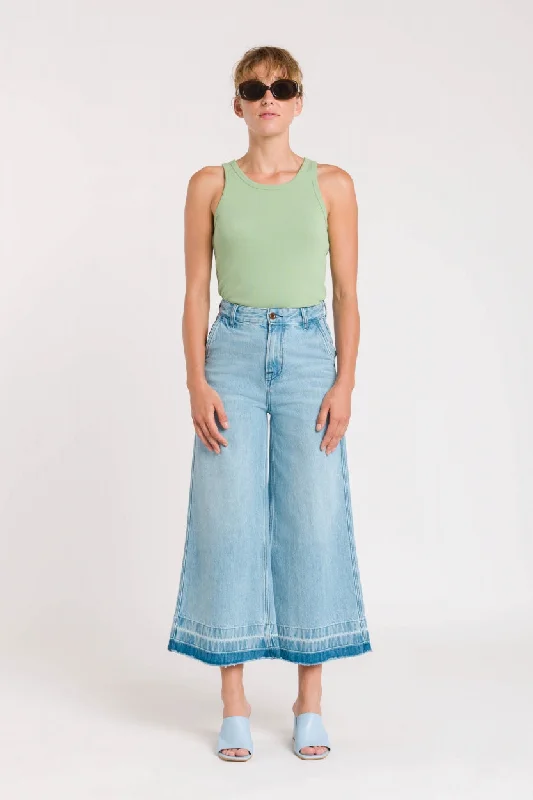 Lilibet Cropped Jeans Super Light Fashionable Mom Jeans