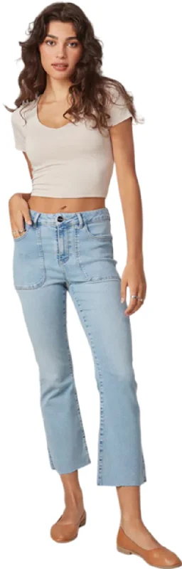 Billie High Rise Bootcut Jeans - Women's|-|Jean bootcut à taille haute Billie - Femme Trendy Cut-Off Denim Shorts